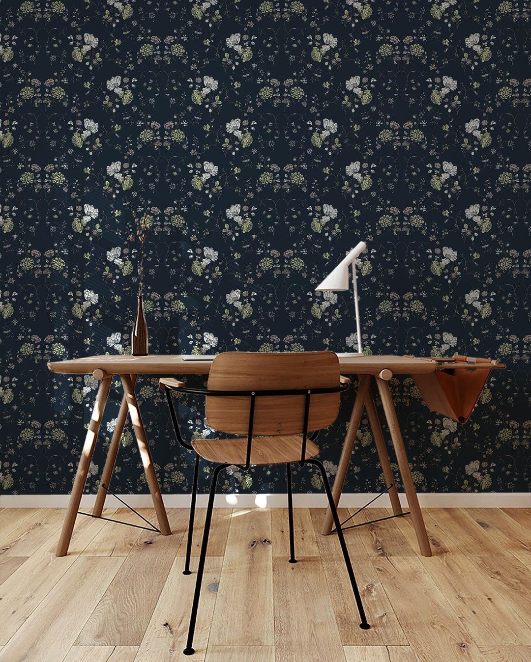 1080x1348 Floral Lace Sea Wallpaper Sample / Faux Grasscloth