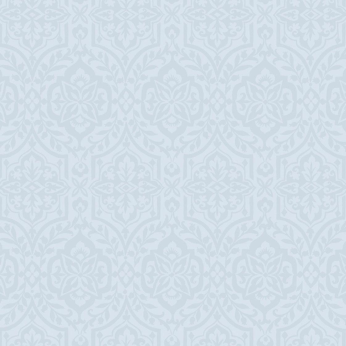 1122x1122 Luxury Blue Damask Wallpaper. Easy Install & Remove