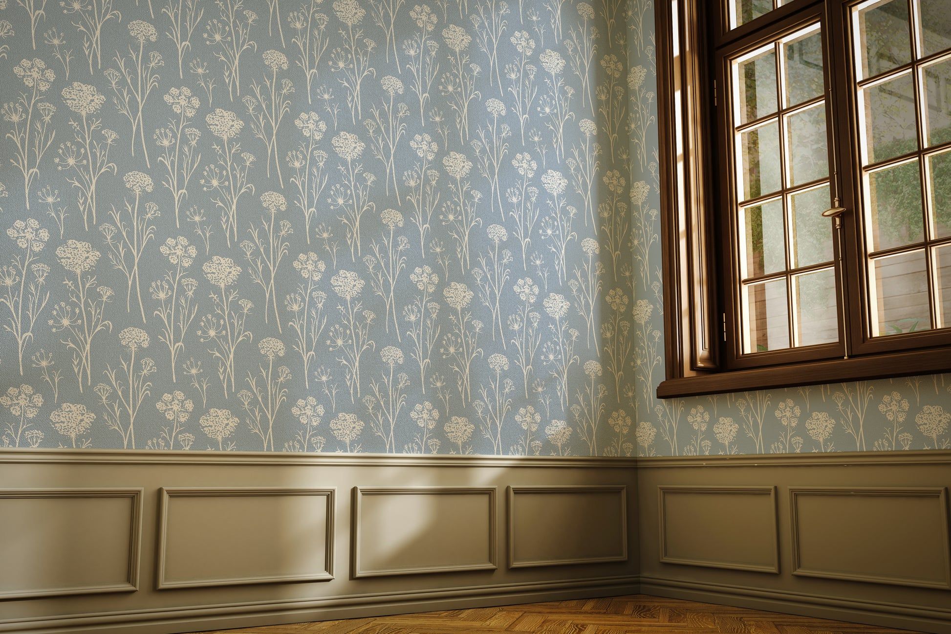 1946x1297 Queen Anne's Lace Peel and Stick Wallpaper, Flowers