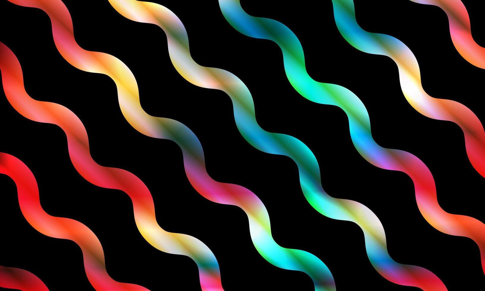 1633x980 bright color line wave abstract diagonal stripes design wallpaper black background. shiny lines pattern