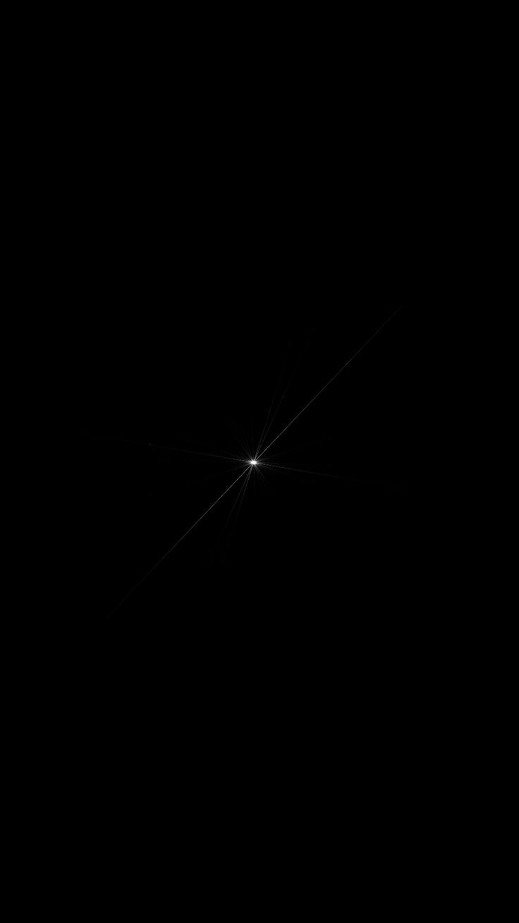 736x1308 Black Background Wallpaper with Stars