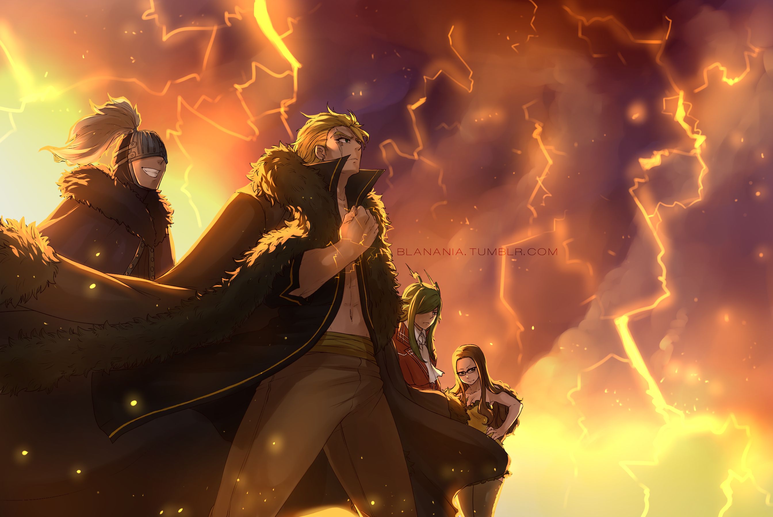 2688x1800 Fairy Tail Thunder Tribe HD Wallpaper by Grace Trầnx1800