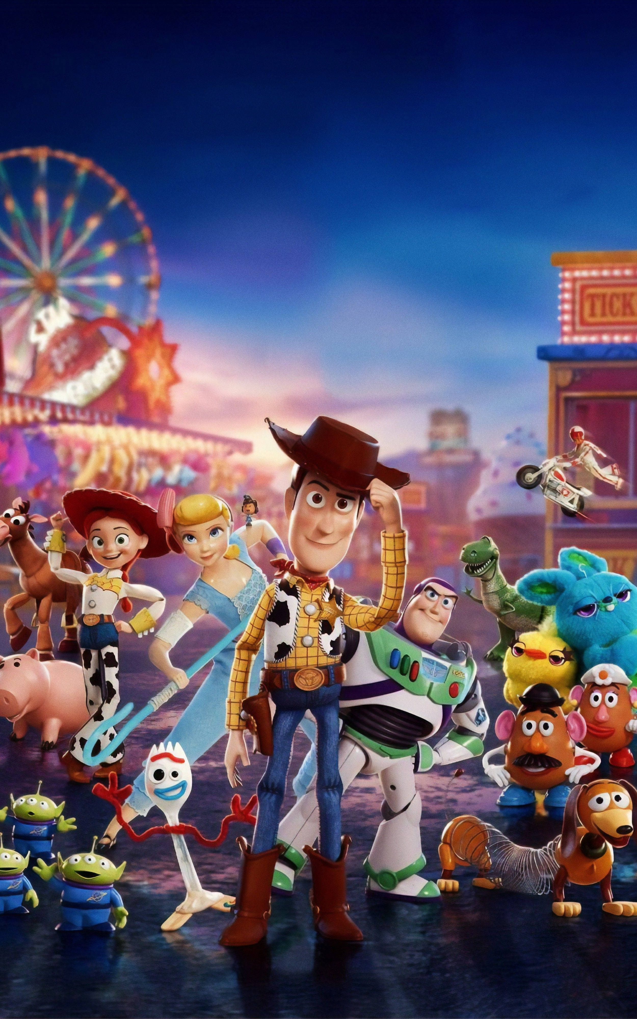 2500x4000 Download Toy Story Four Whole Cast Wallpaper