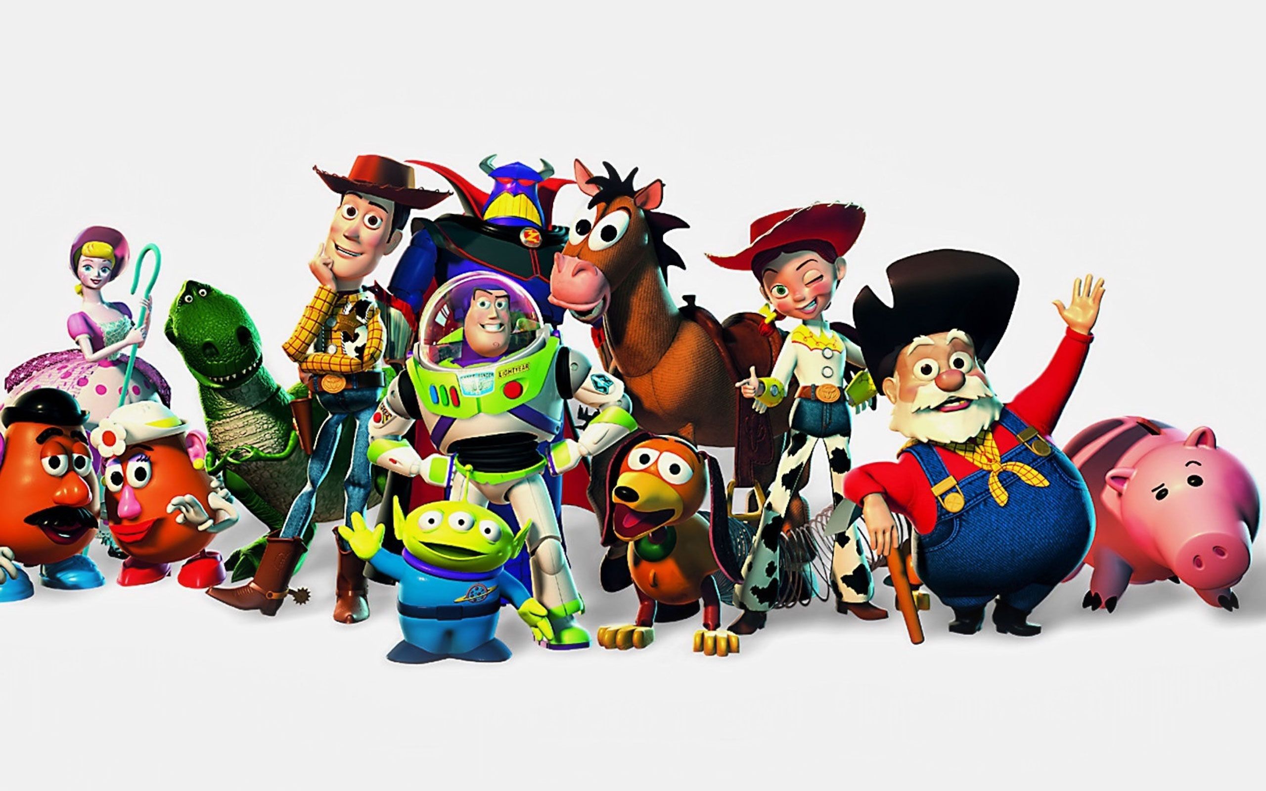 2560x1600 HD Wallpaper of Toy Story & Toy Story 2 Characters Adventurex1600