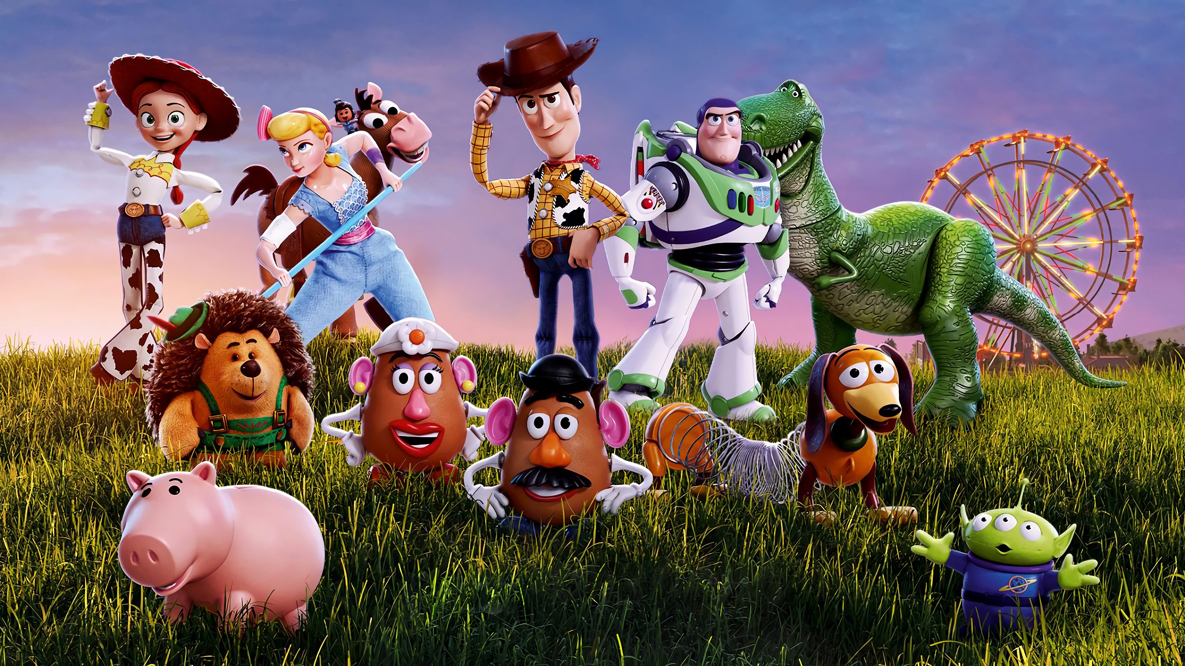3840x2160 Toy Story 4 Characters 4K Wallpaper HD
