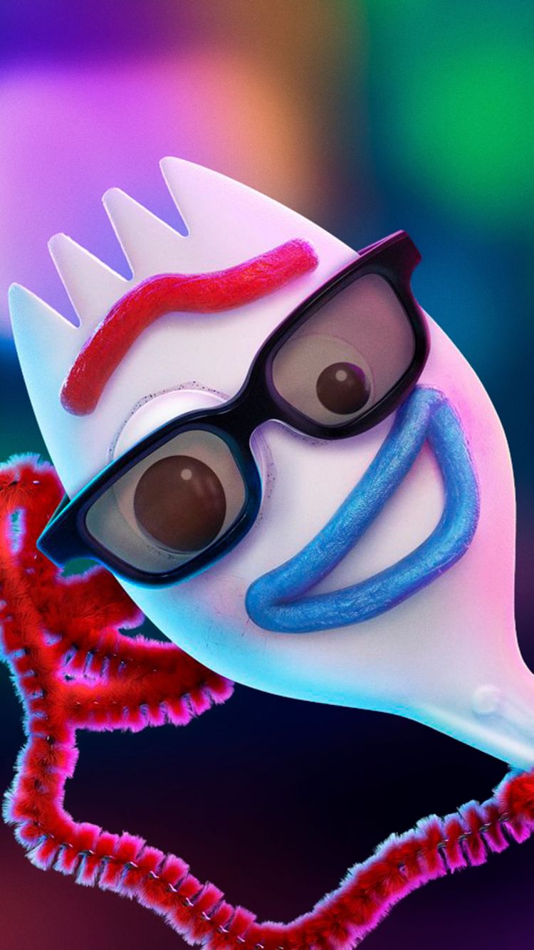 750x1334 Forky (Toy Story) Phone Wallpaper: Free 4K & HD Downloads