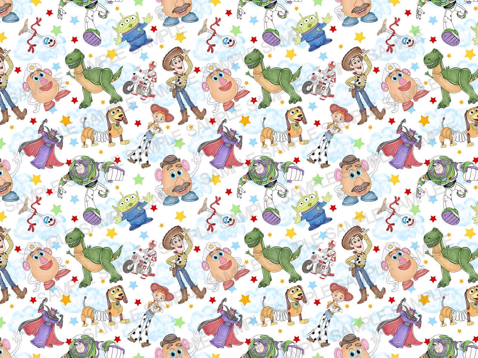 1600x1200 Toy Story Seamless Pattern Toy Story Pattern Woody Digital Pattern Buzz Lightyear Watercolor Background Pattern