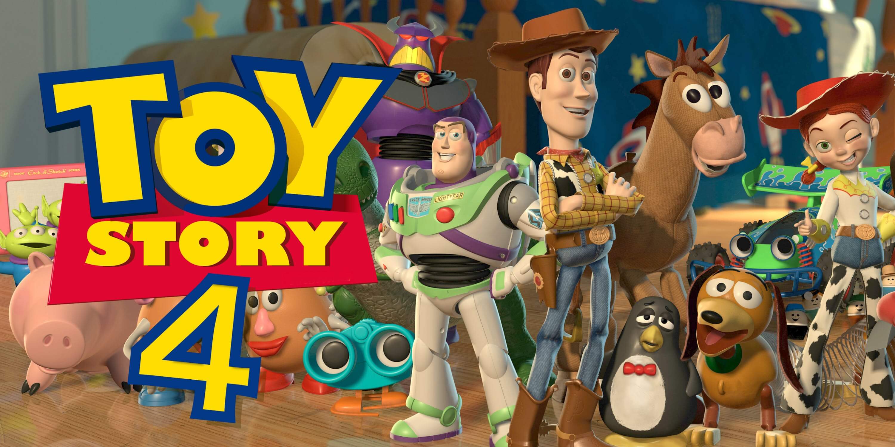 3000x1500 Toy Story 4 Full Team Woody Buzz HD Wallpaper