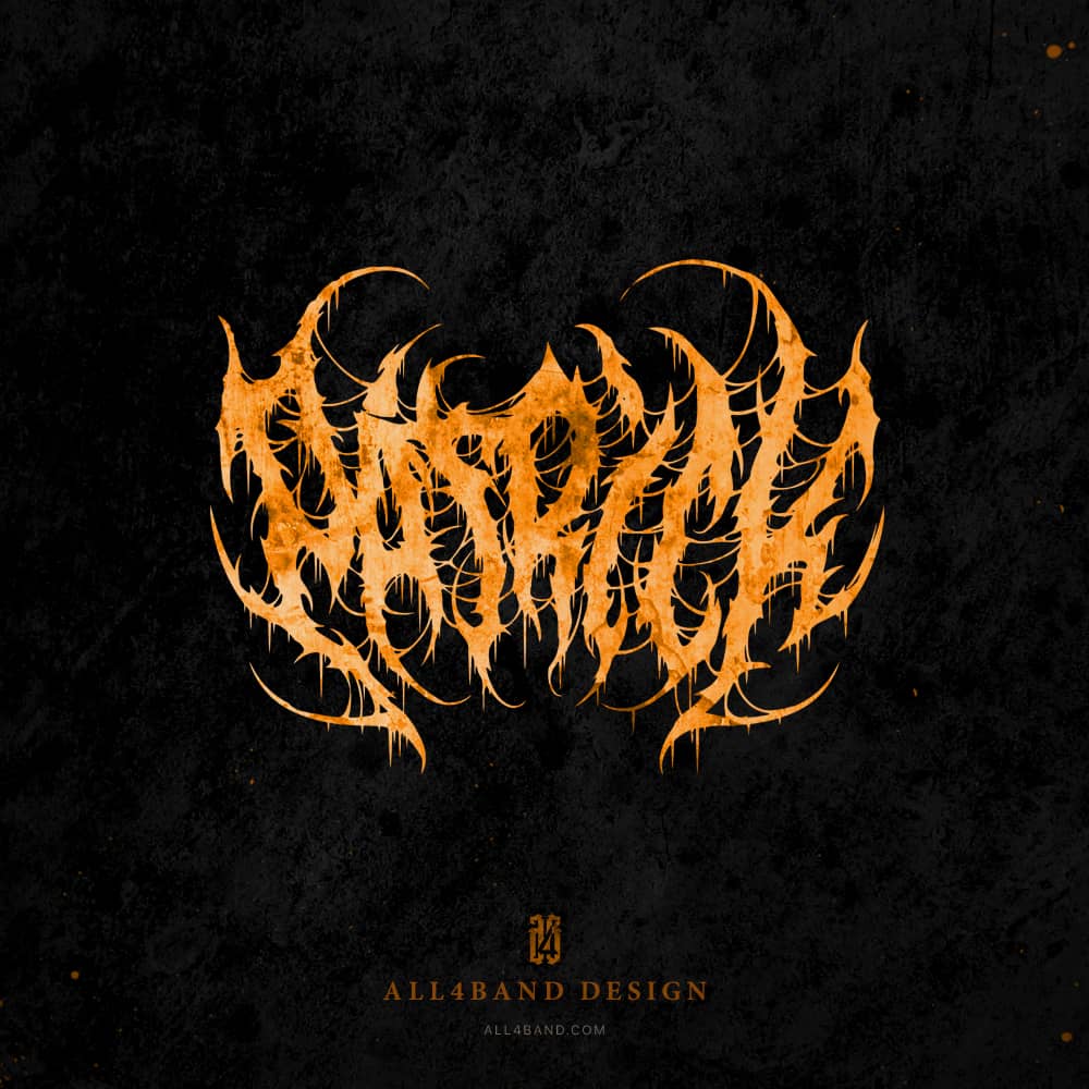 1000x1000 Death Metal Band Logo Design