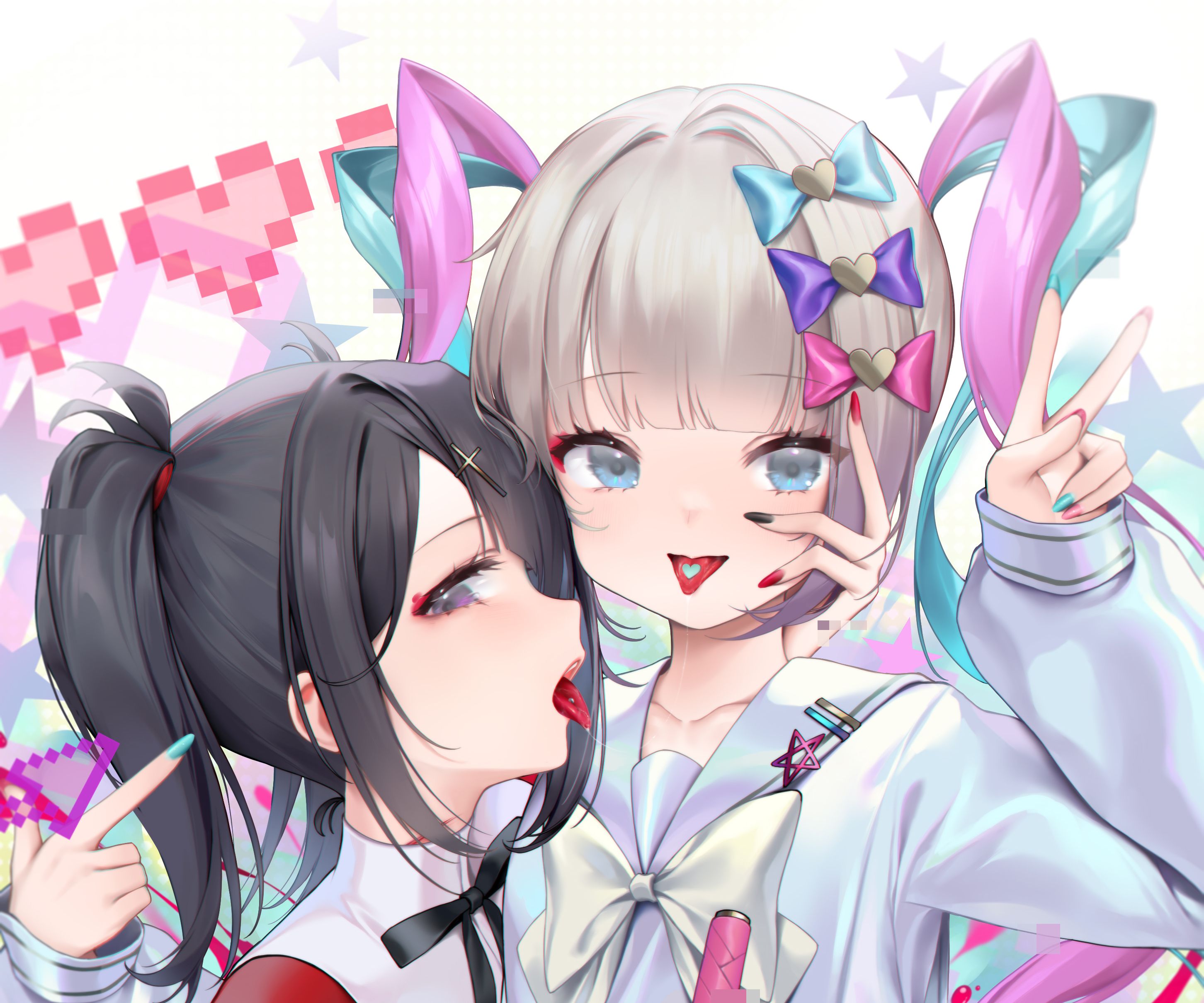 2904x2420 Desktop wallpaper: Ame Chan (Needy Girl Overdose), Needy Girl Overdose, Video Game 4K free download for PC. 1072104