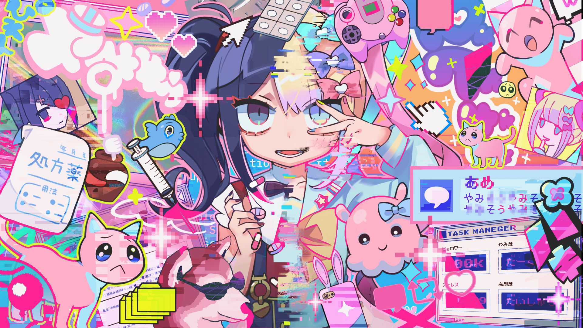 1920x1080 Ame Chan (Needy Girl Overdose) Phone Wallpaper: Free 4K & HD Downloads