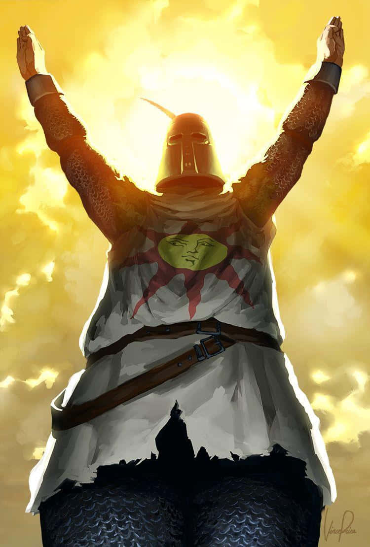 750x1110 Download The Chosen Undead, Solaire of Astora Wallpaper