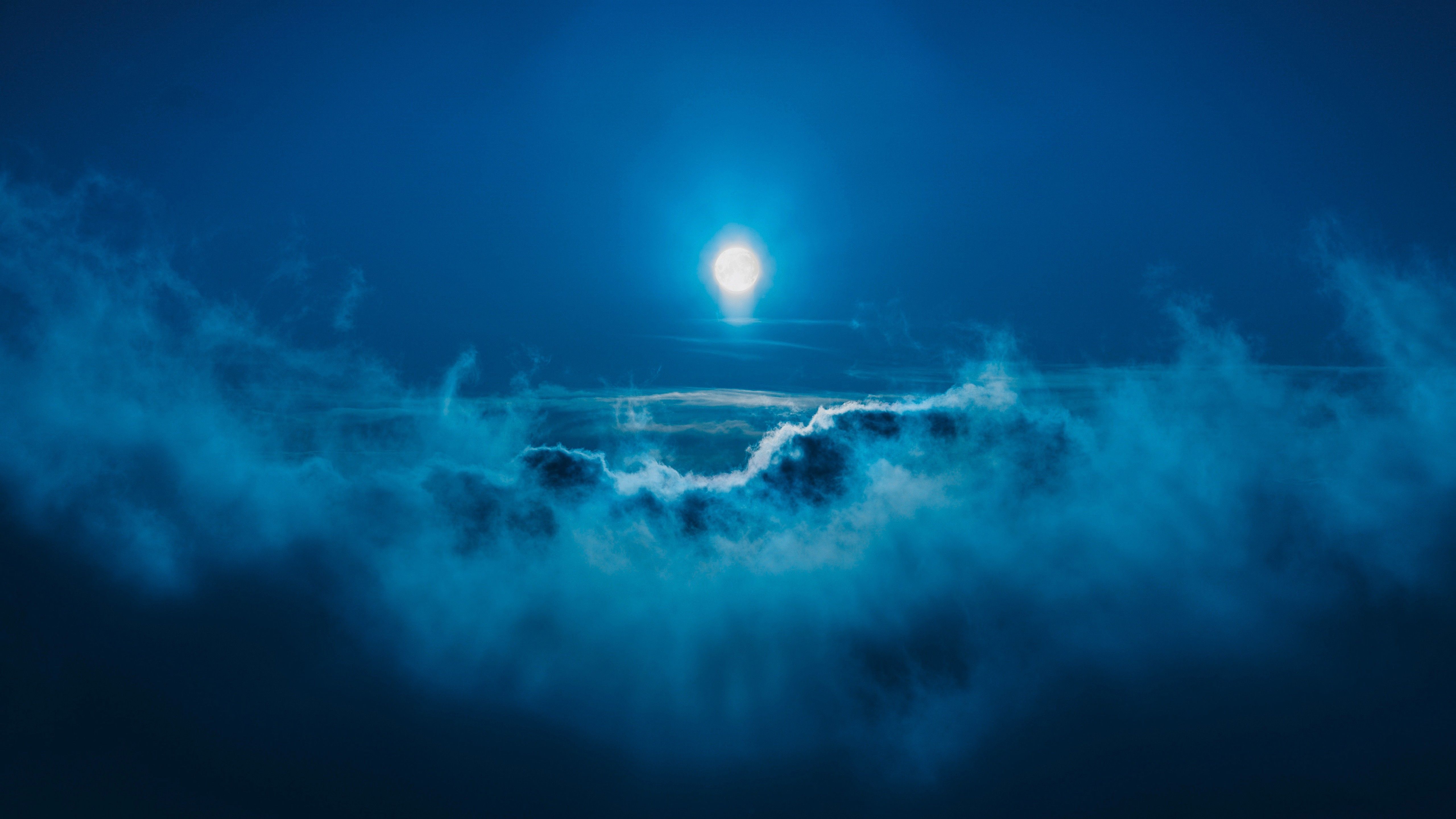 5120x2880 Wallpaper Moon Light, Moon, Moonlight, Lunar Eclipse, Light, Background Free Image