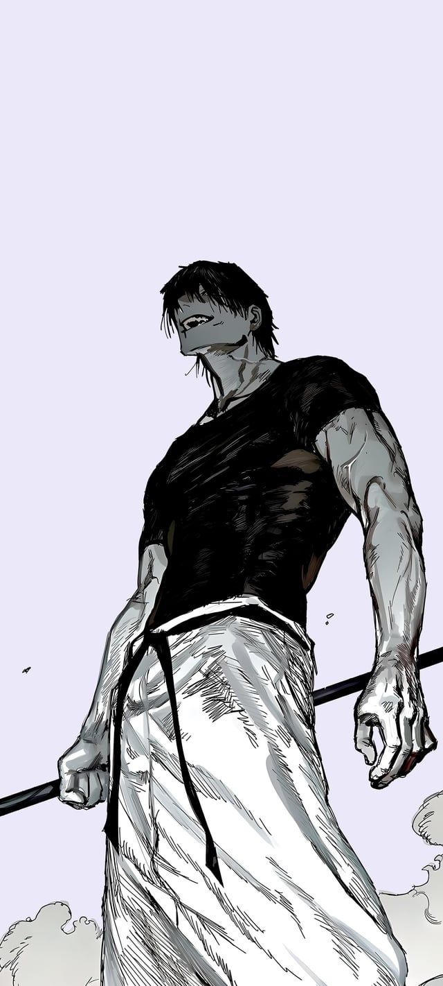 640x1422 Toji Fushiguro, Jujutsu Kaisen manga, DEPTH EFFECT optimized, phone wallpaper [2250x5000] [20:9]