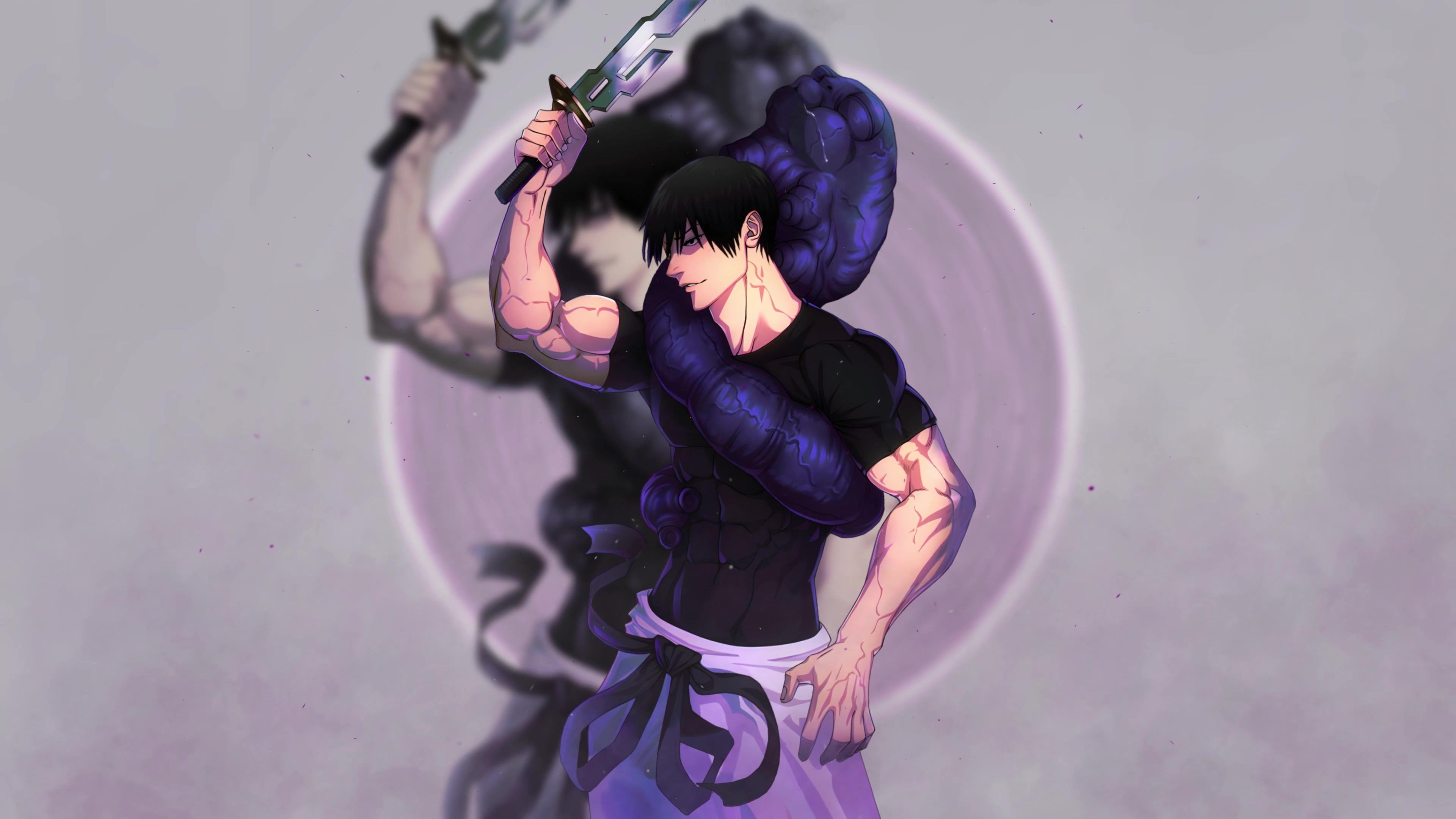 3840x2160 Toji Fushiguro Blade of Ruin Live Wallpaper