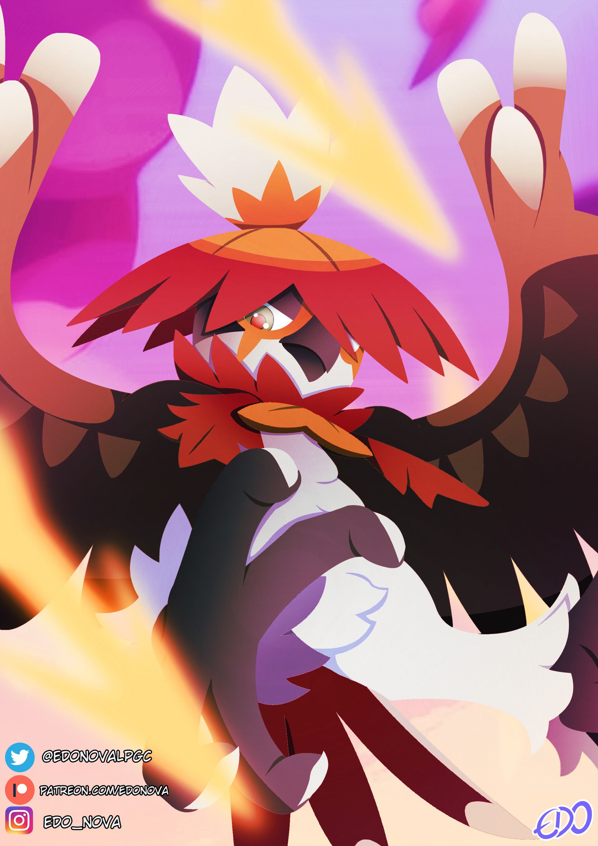 1920x2715 Hisuian Decidueye Fight Owl