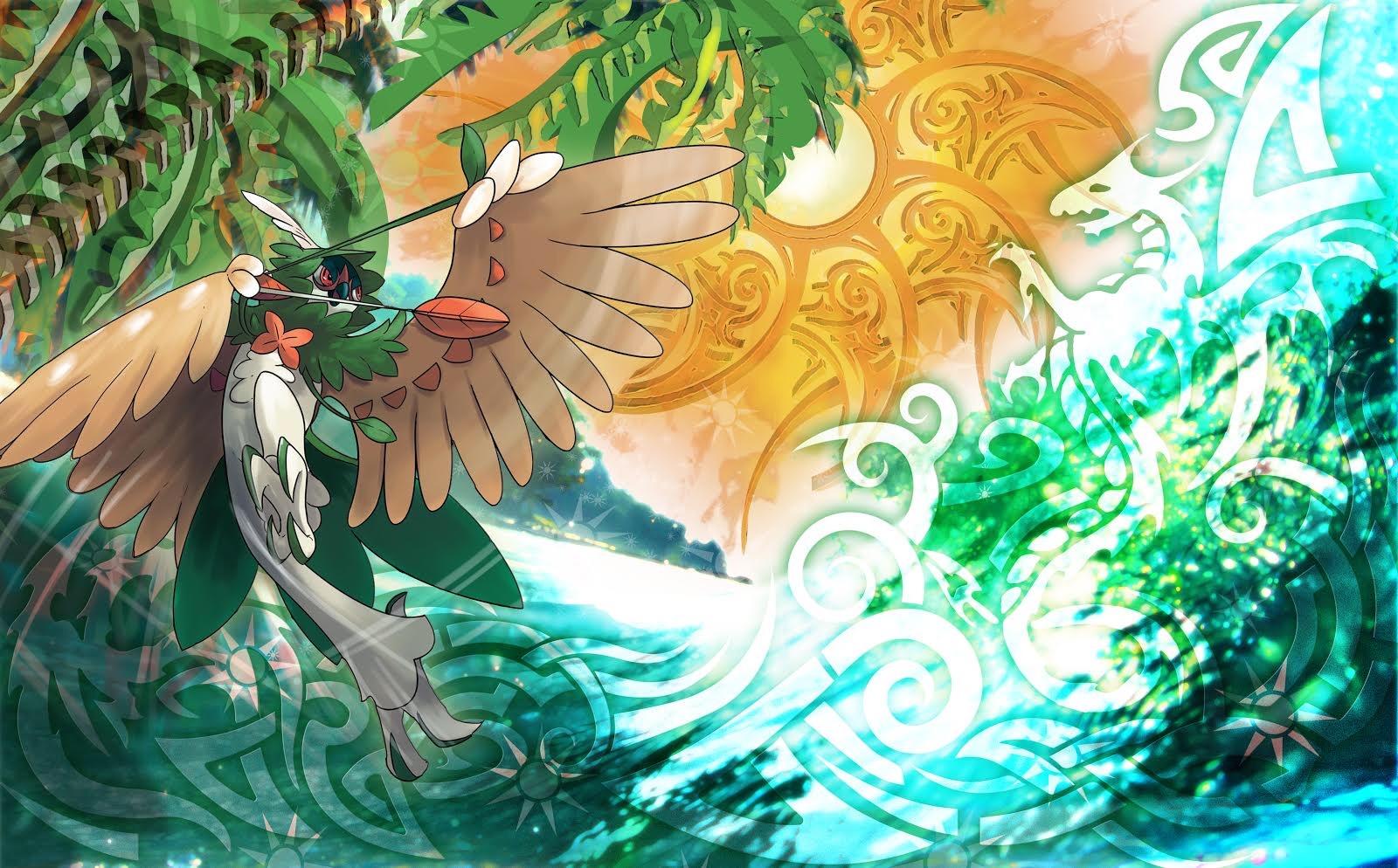 1600x994 OC Decidueye slaying a mythical water type
