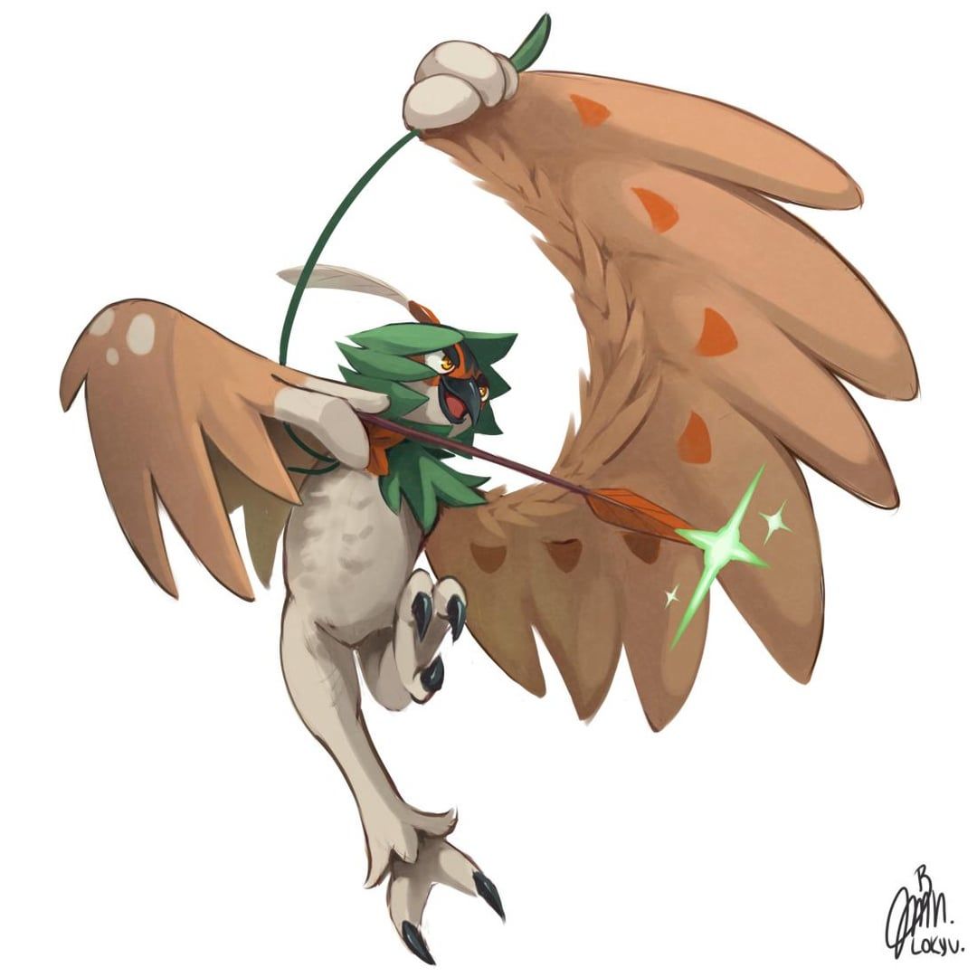 1080x1080 I drew a Decidueye!