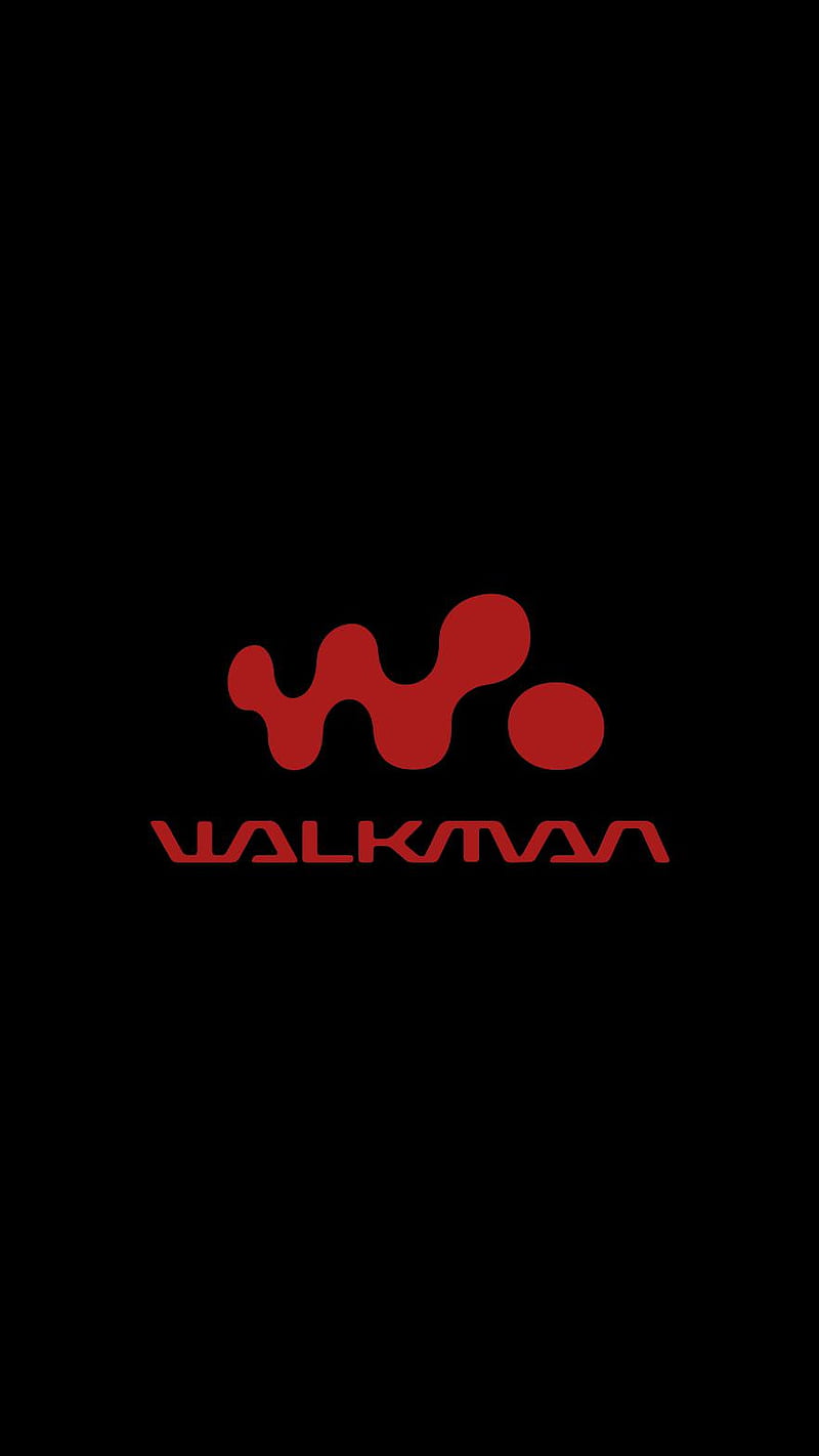 800x1422 Sony Walkman, black, logo, music, walkman, HD phone wallpaper