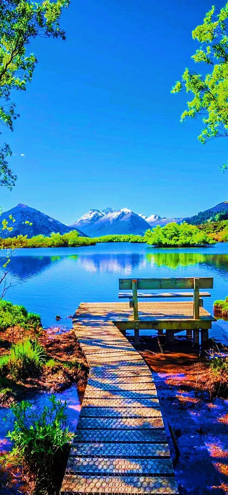 736x1594 Finding Inspiration in Nature's Wonders. Best nature background lakes, Summer bridge scenery, Nice views beautiful places wallpaper
