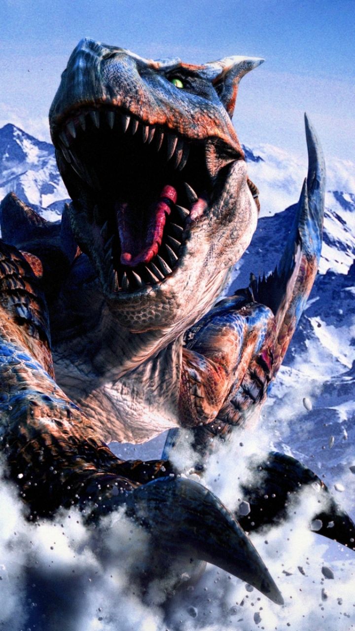 720x1280 Phone wallpaper: Monster, Tigrex (Monster Hunter), Video Game, Monster Hunter, Long Sword (Monster Hunter) 1194921