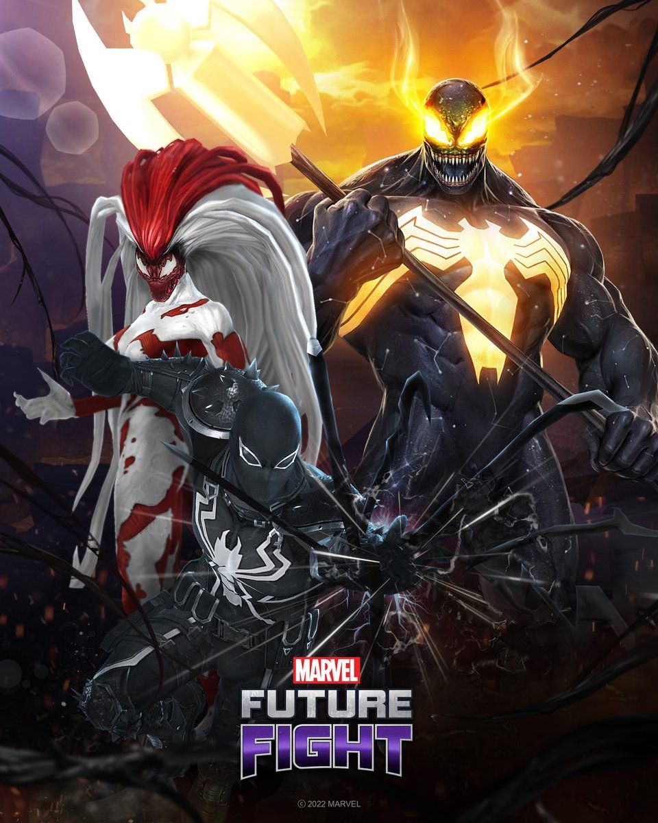 960x1200 Download these exclusive MARVEL Future Fight wallpaper featuring Agent Venom, Venom and Scream! #MarvelFutureFight