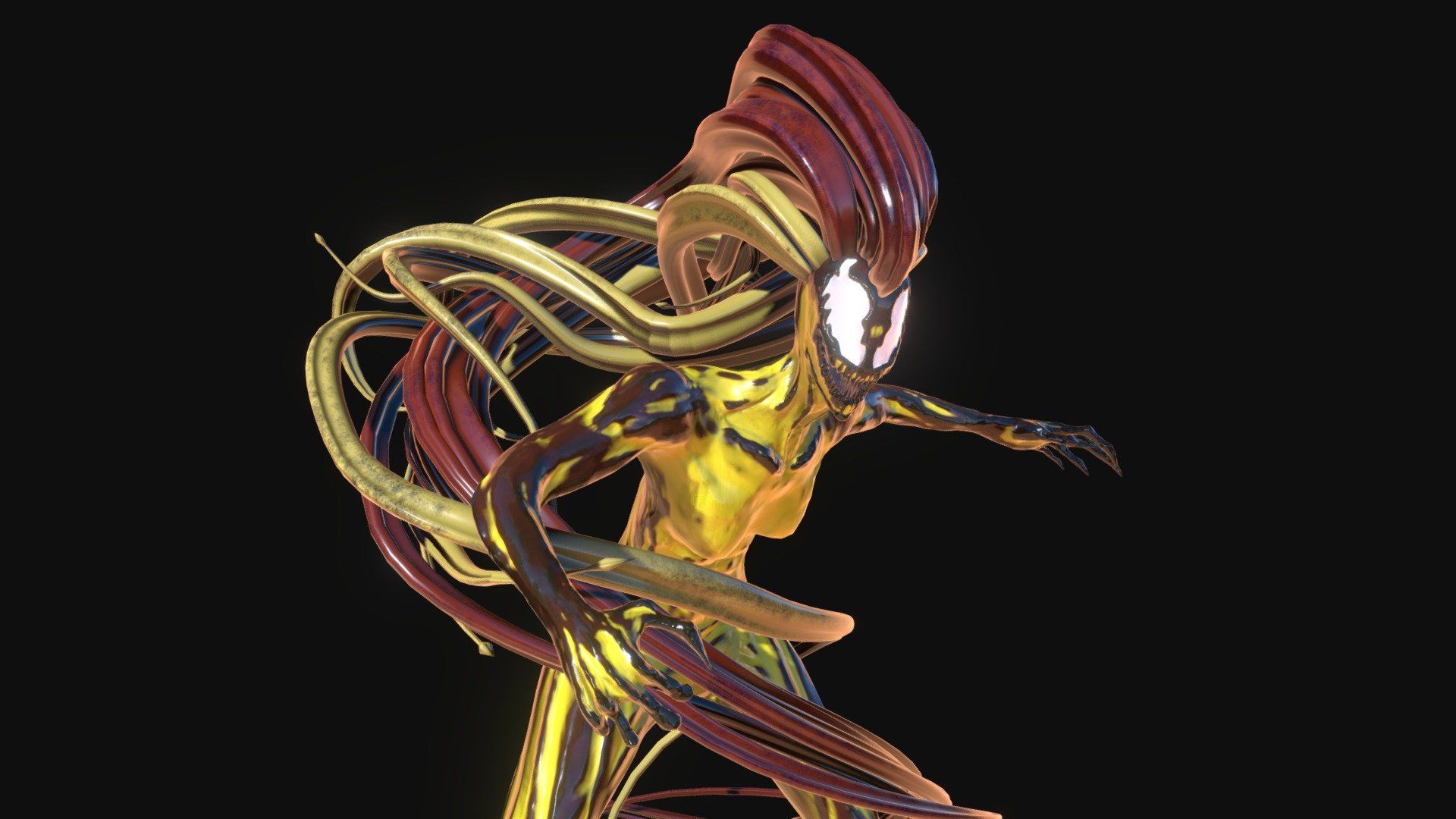 1920x1080 Symbiote Scream