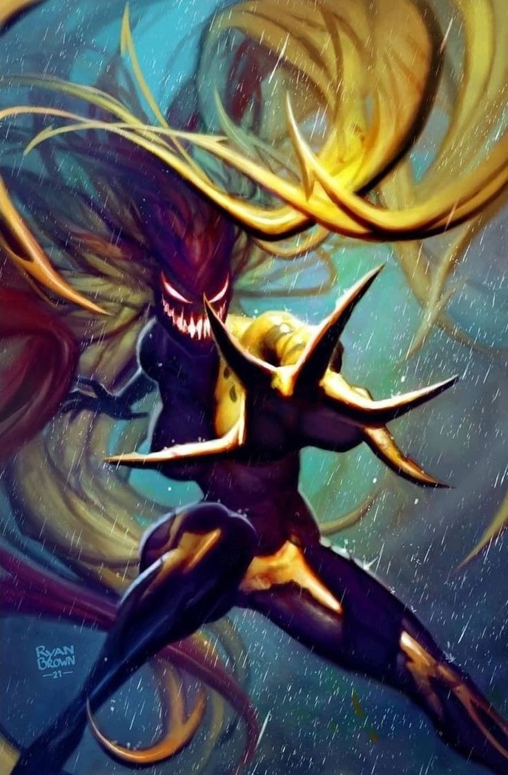 736x1123 King in Black: Scream variant cover by Ryan Brown *