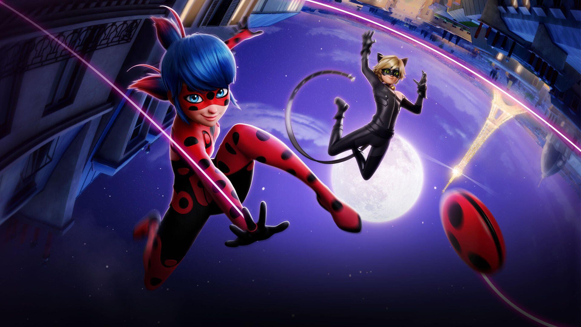1920x1080 Moonlit Miraculous: Ladybug & Cat Noir 4K Ultra HD Wallpaperx2160