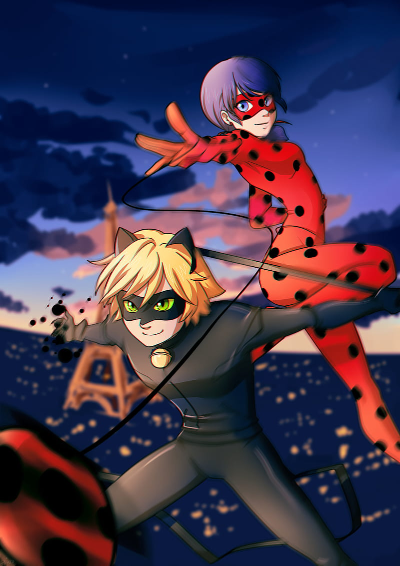 800x1131 Miraculous ladybug, and cat noir, siempre, HD phone wallpaper