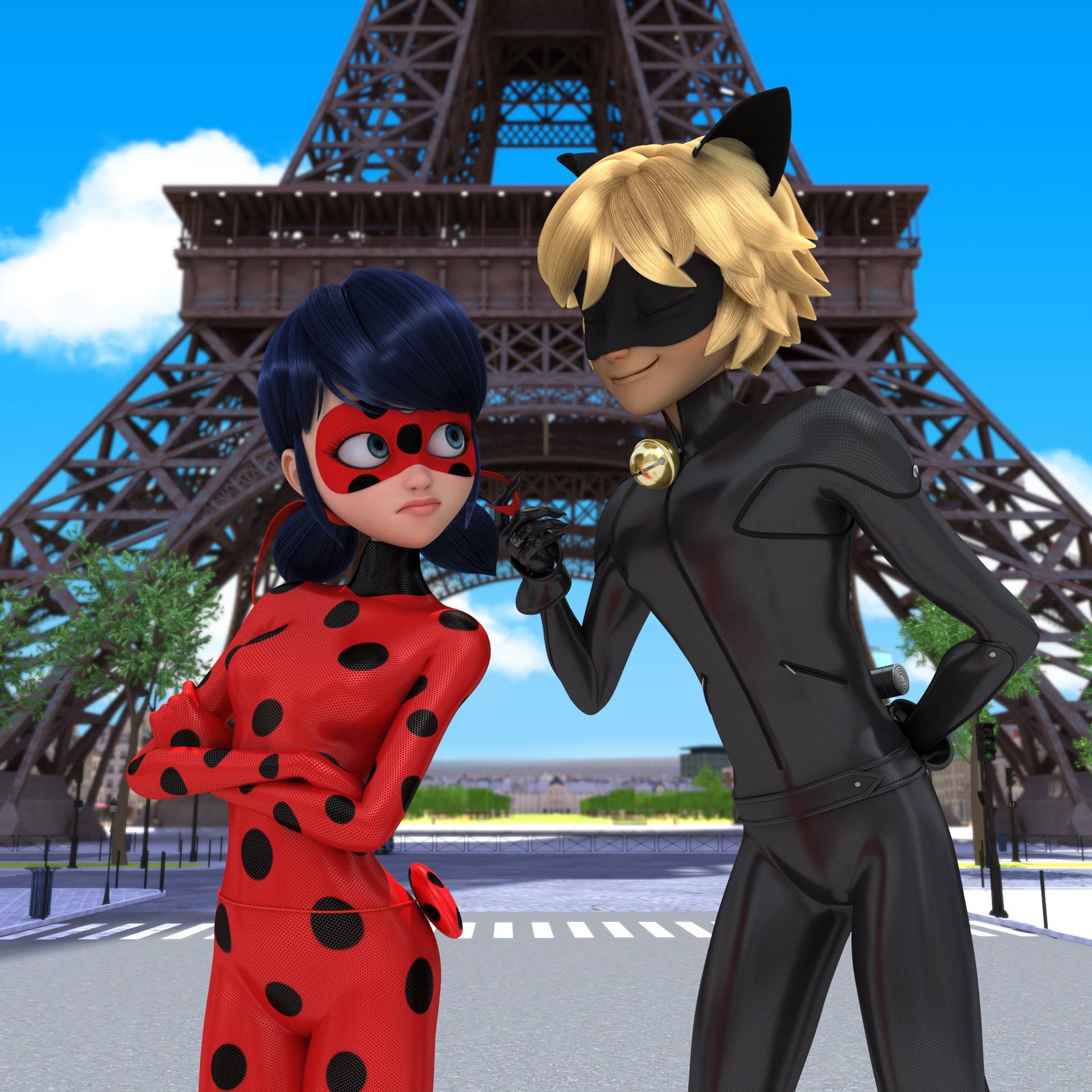 1920x1920 Ladybug Chat Noir Wall Paper Miraculous Girl's Bedroom Wallpaper Murals Homewallmurals Shop