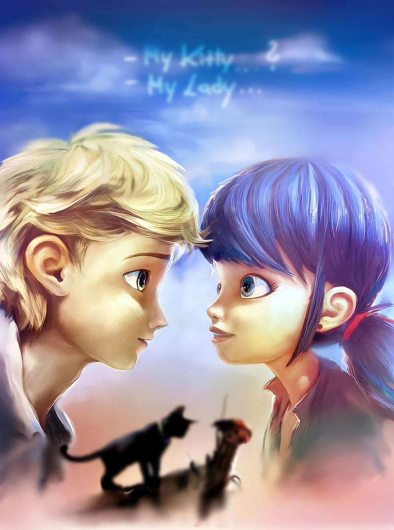 800x1077 Ladybug and cat noir, Леді баг, miraculous, Супер кіт, marinette, Adrian, Tabler HD phone wallpaper