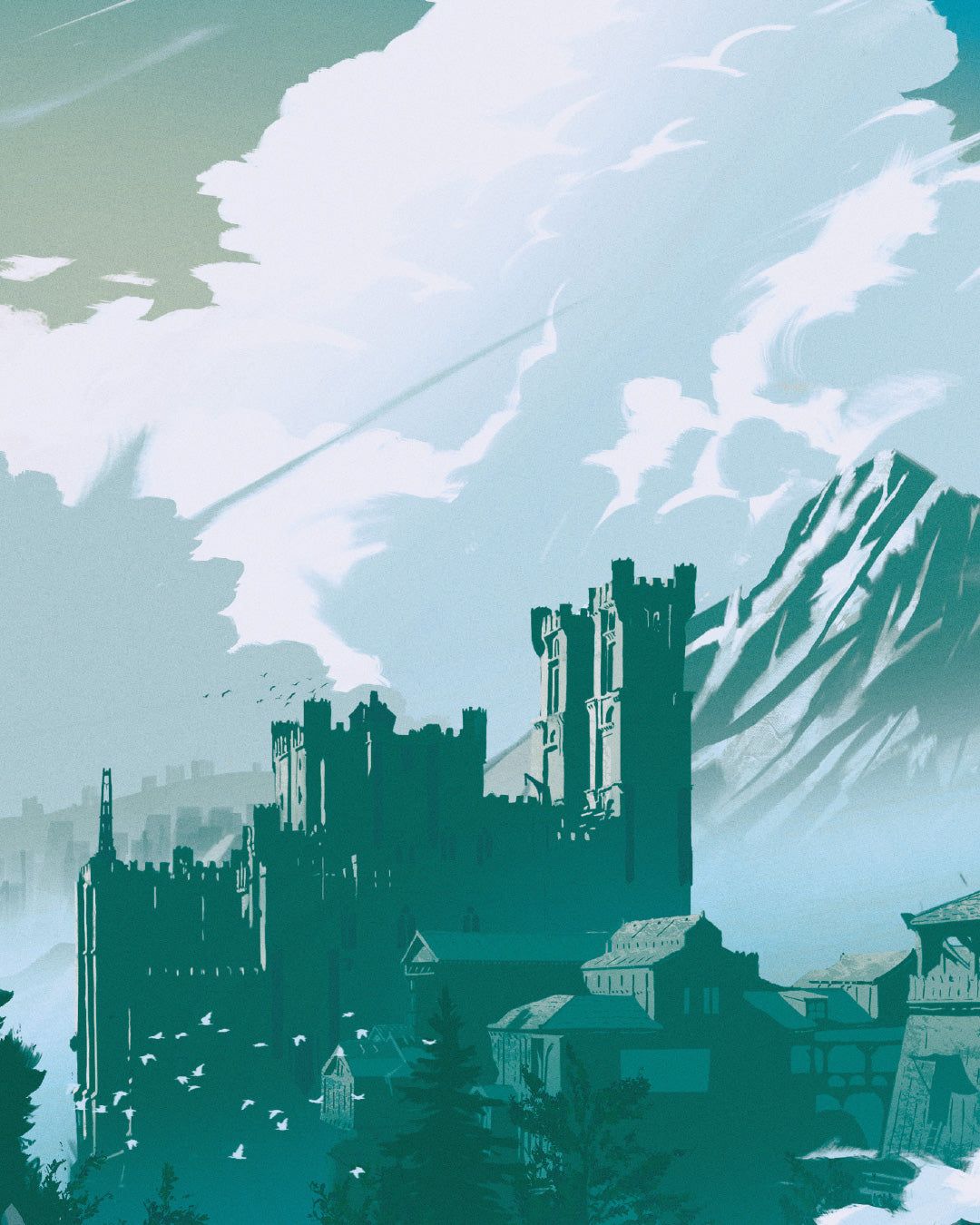 1080x1350 Baldurs Gate Travel Poster