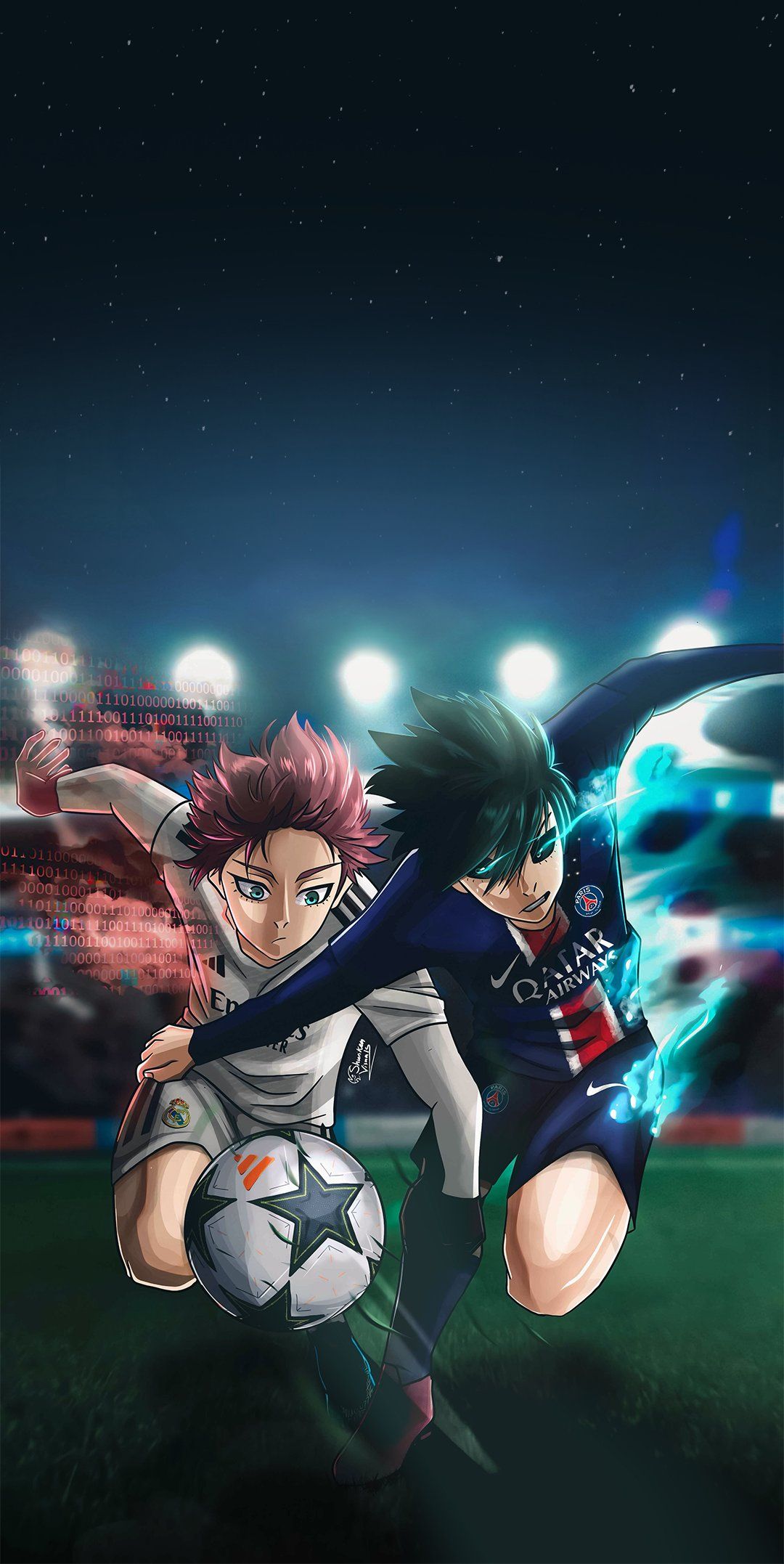 1080x2154 Sae And Rin Wallpaper