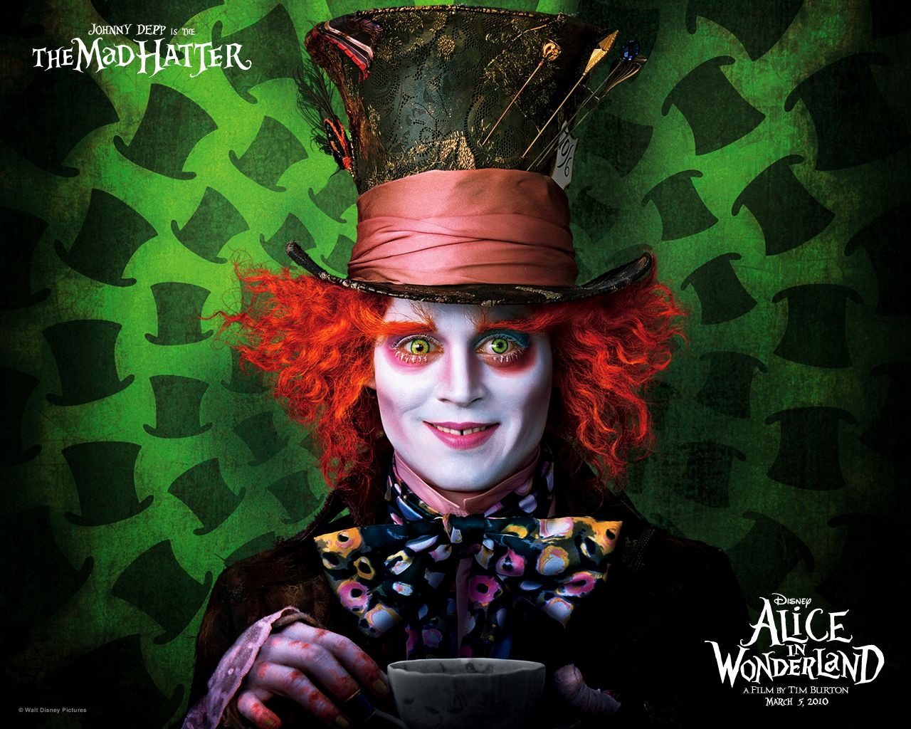 1280x1024 Alice in Wonderland (2010) Wallpaper 2 of 2