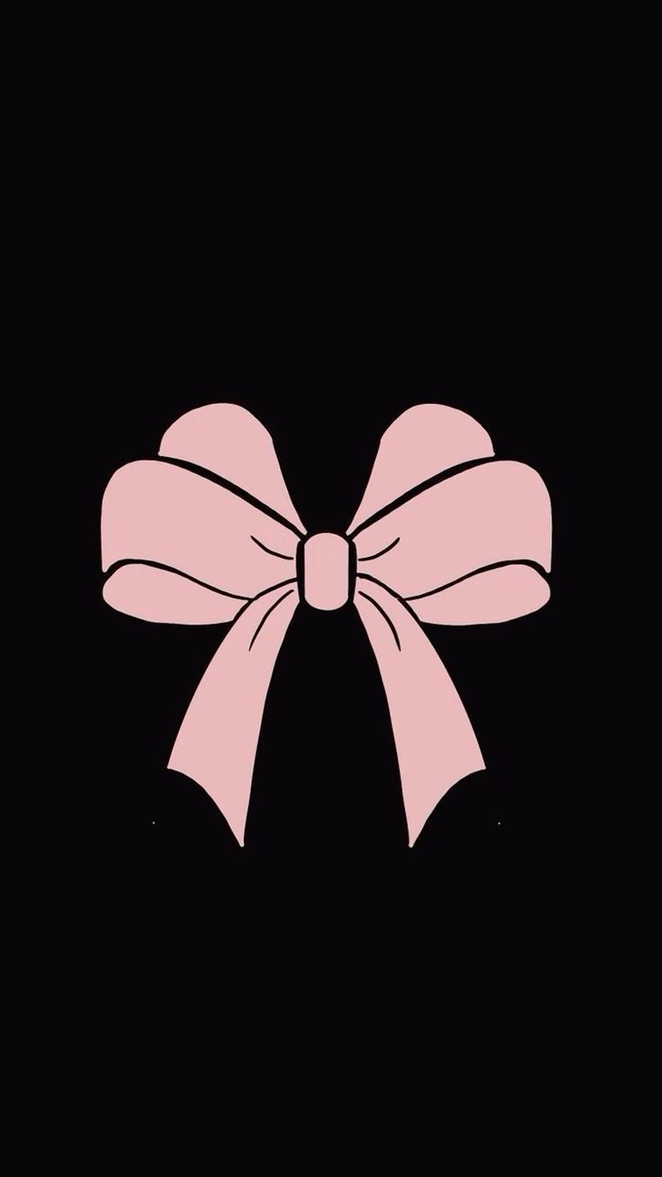 736x1308 Pink Bow Wallpaper Free HD Wallpaper. Walpaper pita coquete hitam, Gambar pita kartun, Wallpaper