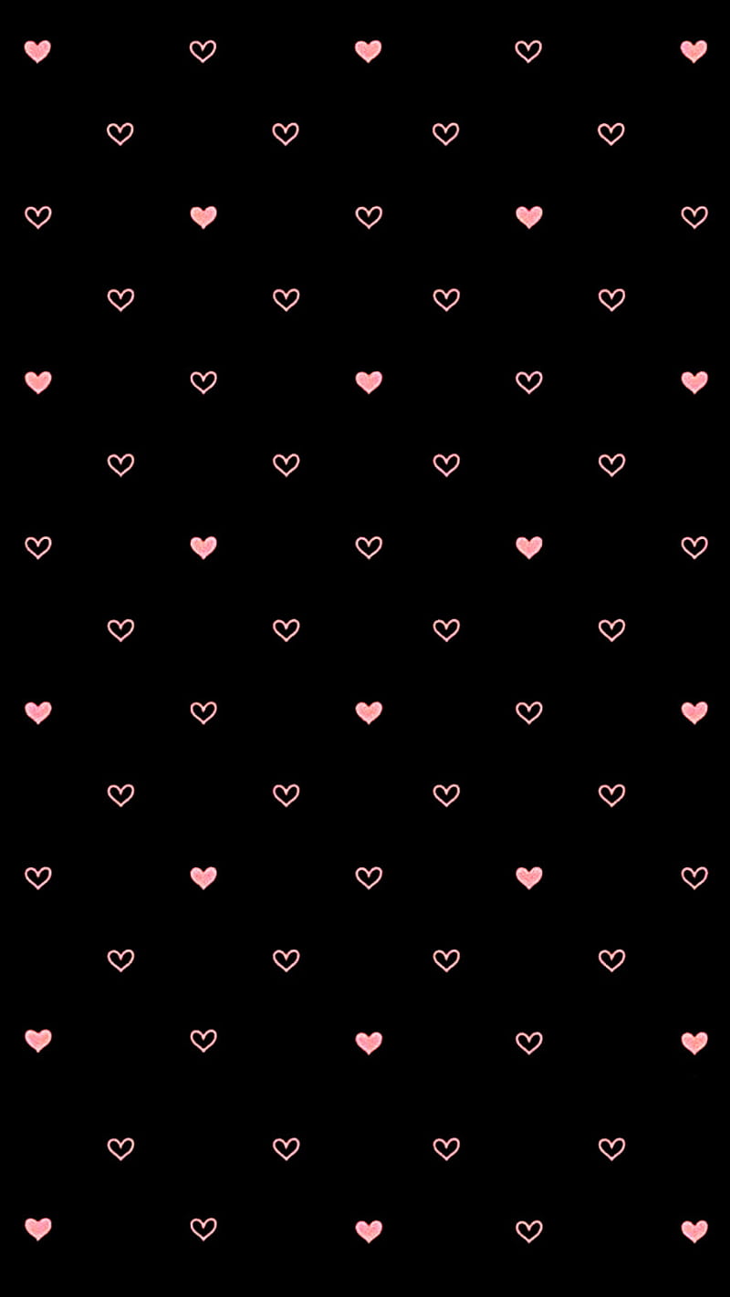 800x1422 Love, pink, black, night, HD phone wallpaper
