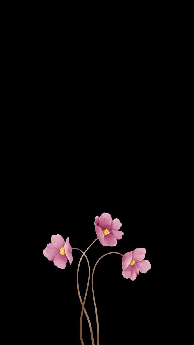 675x1200 Aesthetic Pastel Plant Wallpaper
