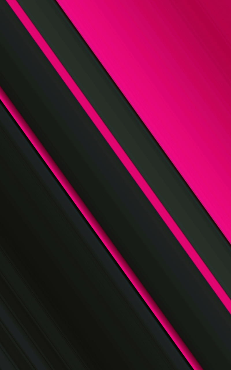 800x1280 1242x2688px, 2K download Gratis. Desain material pink, hitam, desain material, , garis, digital, abstrak, Wallpaper ponsel HD