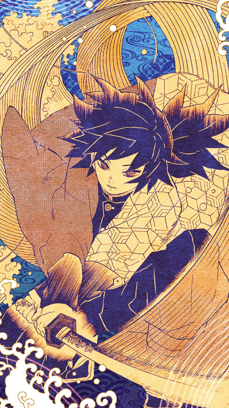 800x1424 Giyu Tomioka, demon slayer, inosuke, kimetsu no yaiba, manga, muzan, nezuko, HD phone wallpaper