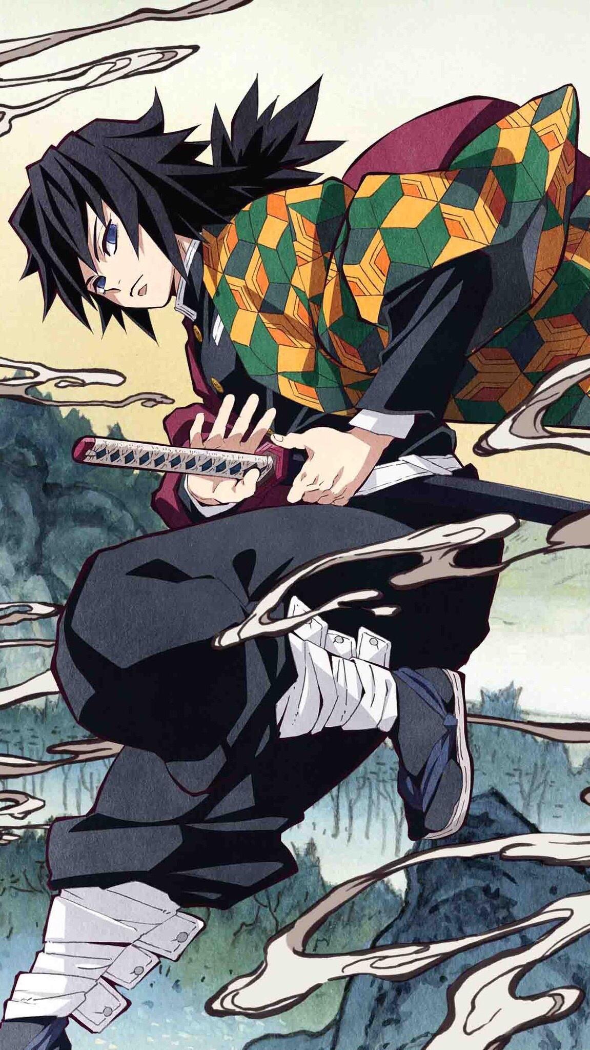 1151x2047 Giyu Phone Wallpaper