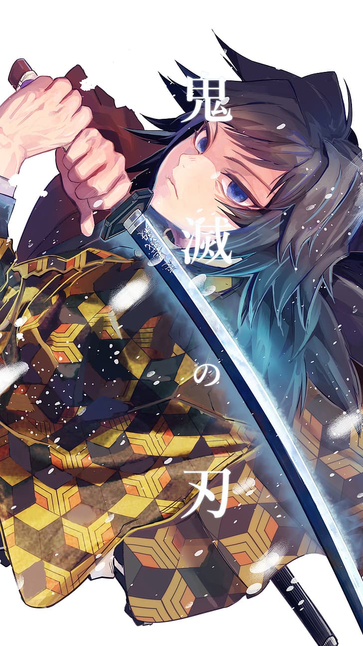 728x1294 HD wallpaper: Kimetsu no Yaiba, Giyu Tomioka (Kimetsu no Yaiba)