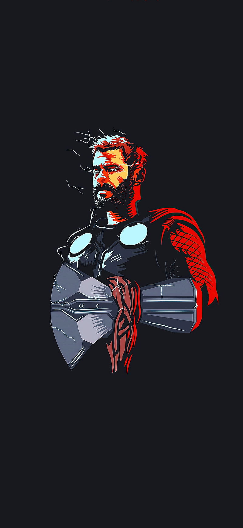 800x1733 Thor, full, HD phone wallpaper