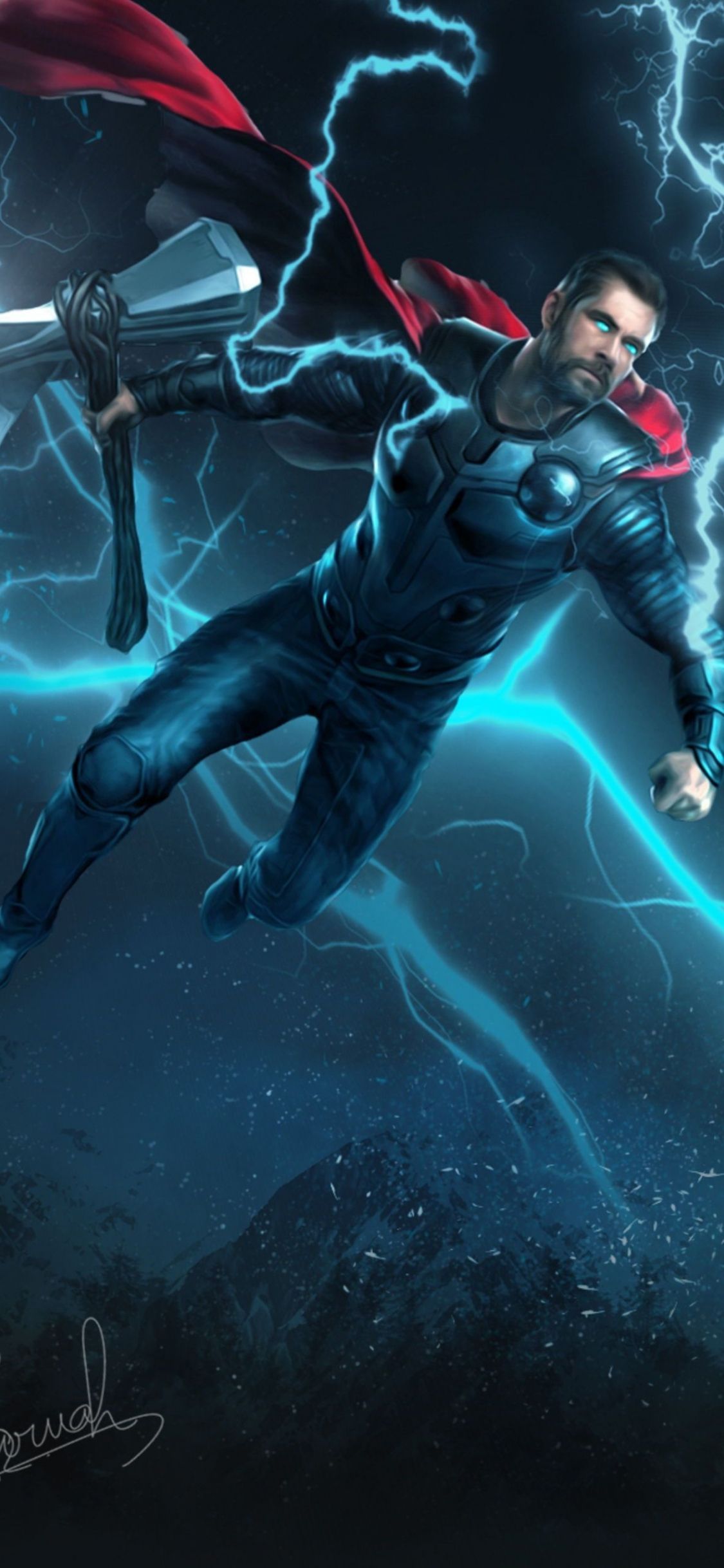 1125x2436 Worthy Captain America Wallpaper