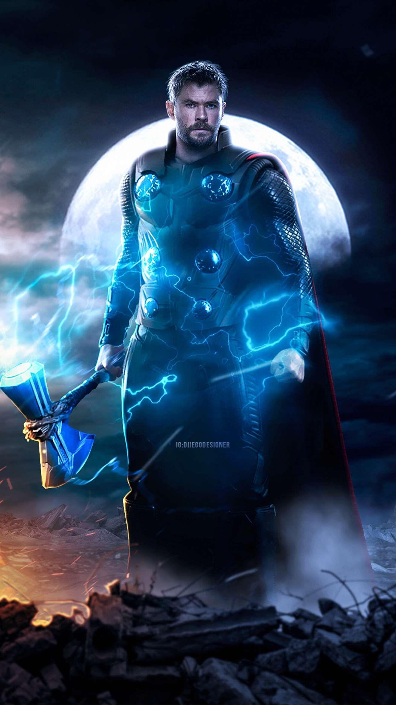 1324x2354 Thor Endgame Android Wallpaper