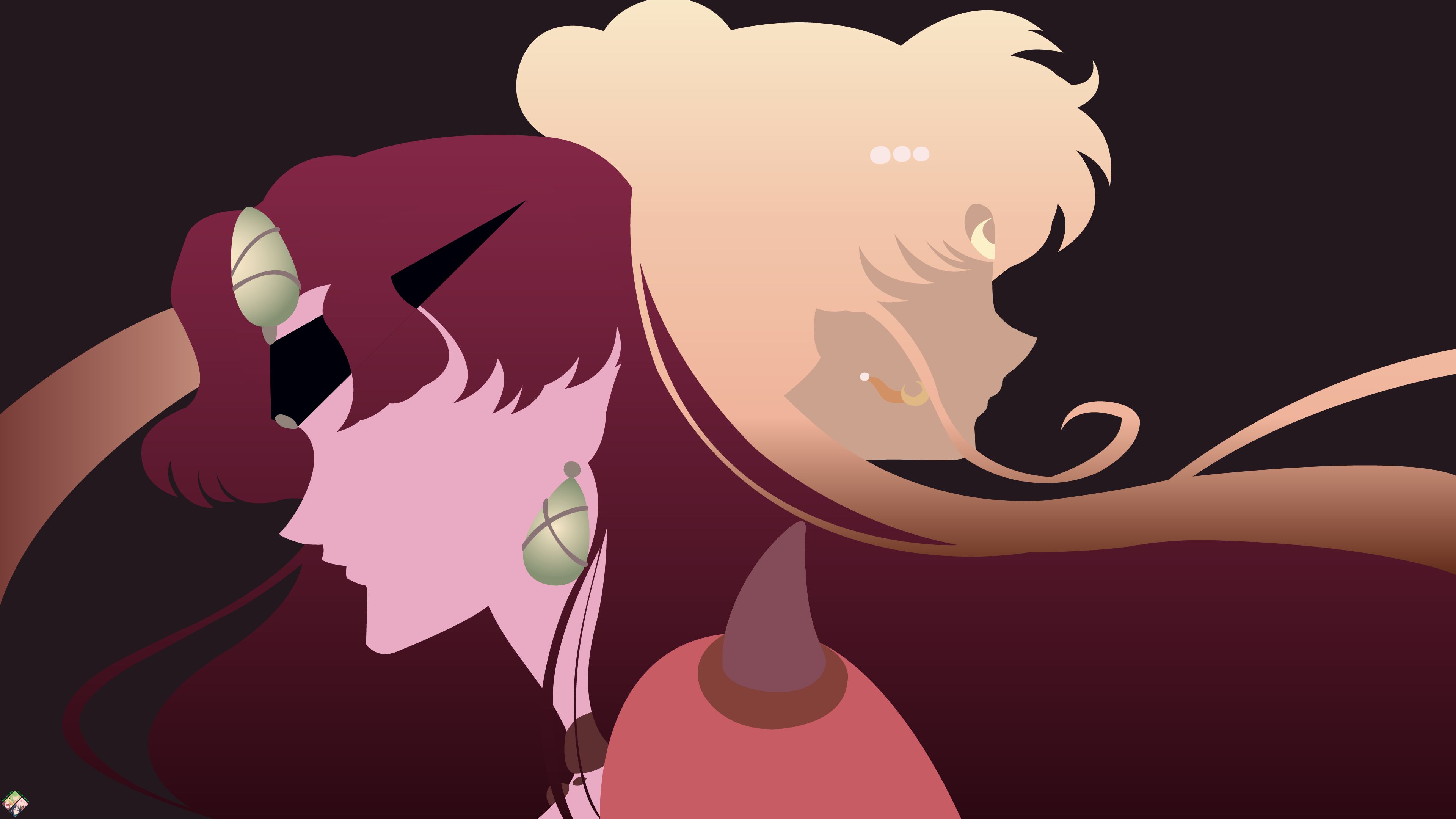 3840x2160 Desktop wallpaper: Anime, Sailor Moon, Princess Serenity, Queen Beryl 4K free download for PC. 449807