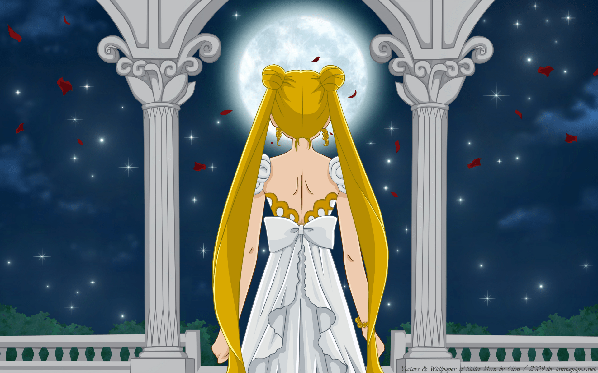 1920x1200 Sailor Moon HD Wallpaper: Enchanting Moonlit Serenityx1600