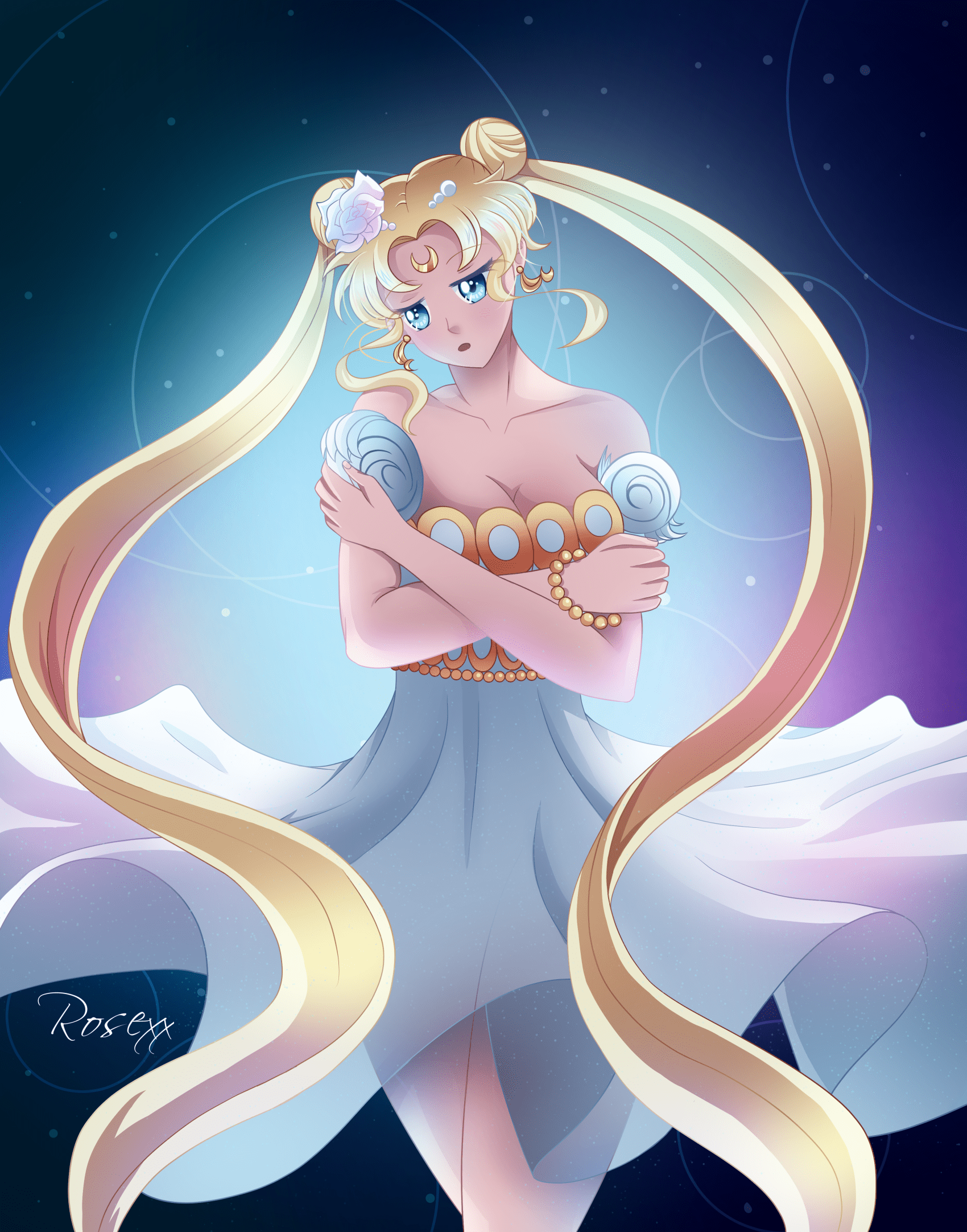 1700x2164 Sailor Moon Princess Serenity By Rose25xx On Newgrounds