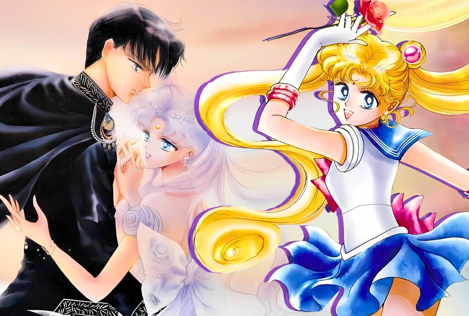 1600x1080 Sailor Moon Serenity Reproduction Art Print Fan Club FC Naoko Takeuchi