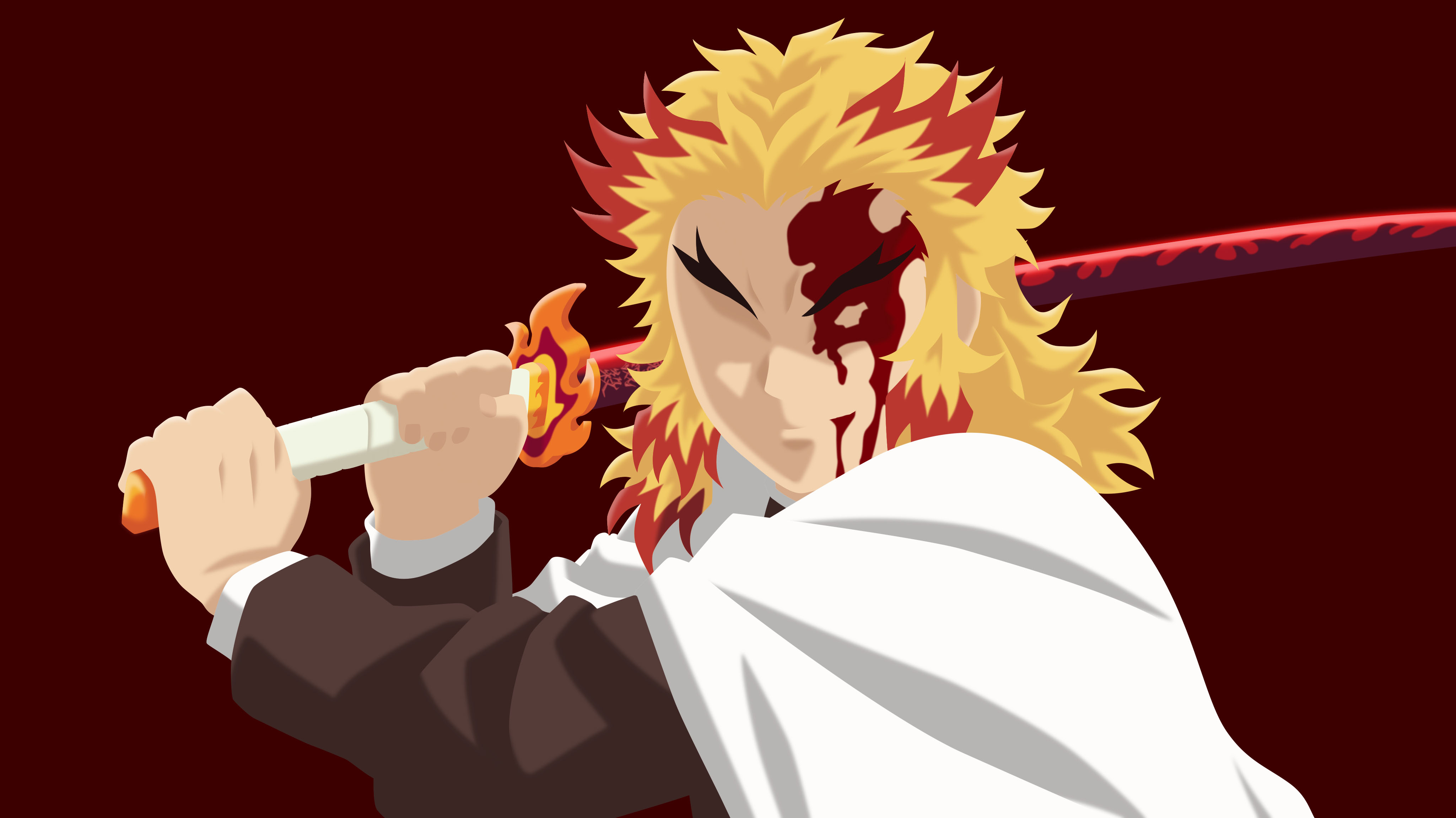 4098x2304 Kyojuro Rengoku 4k Demon Slayer Kimetsu No Yaiba Wallpaper, HD Minimalist 4K Wallpaper, Image and Background